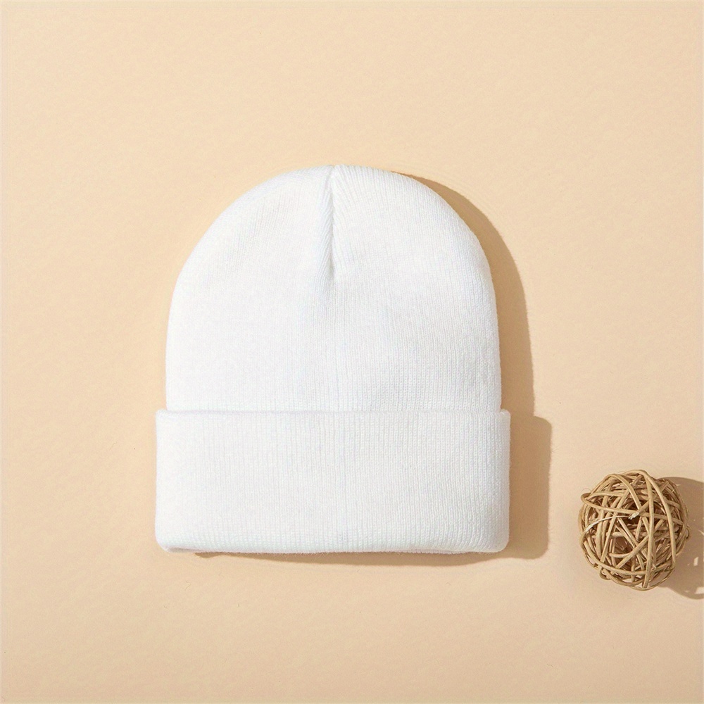 4pcs Baby Hat Knit Cuffed Bean – Beanie Cuffed Knit recenzja i cena