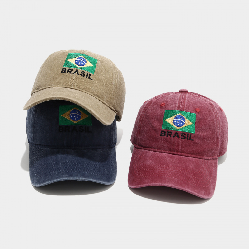 Vintage Brazil Flag BRASIL Let – Dad Hat Cotton recenzja i cena