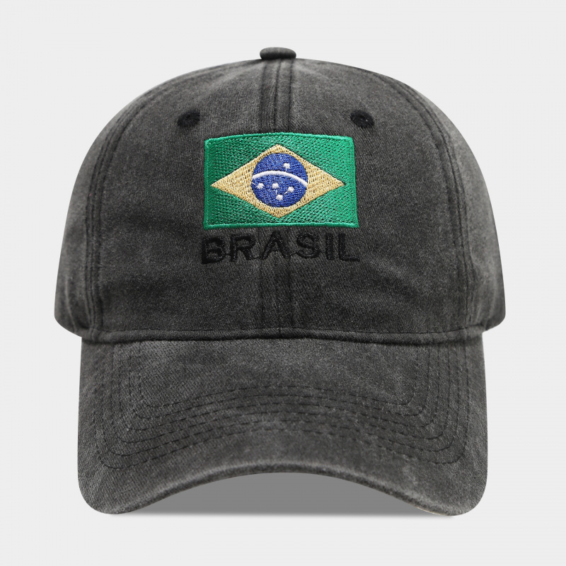 Vintage Brazil Flag BRASIL Let – Dad Hat Cotton recenzja i cena